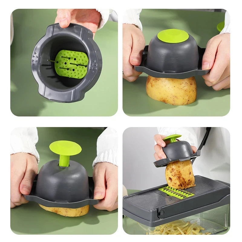 New 16 in 1 Multifunctional Vegetable Chopper