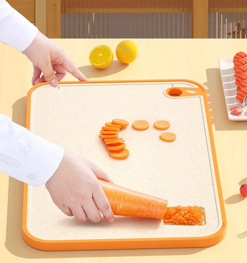 Wheat Straw Double-Sided Antibacterial Cutting Board