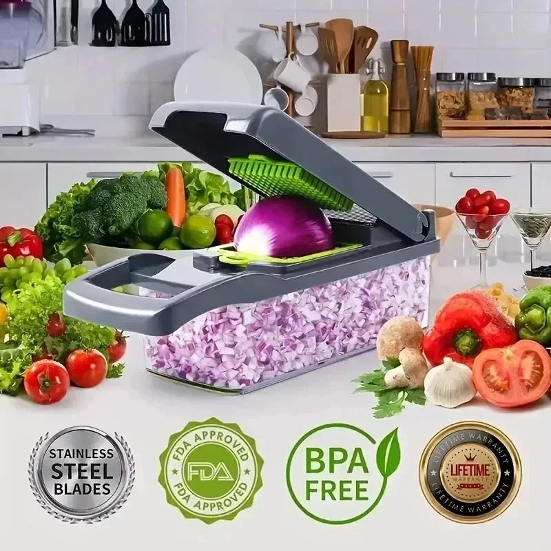 New 16 in 1 Multifunctional Vegetable Chopper