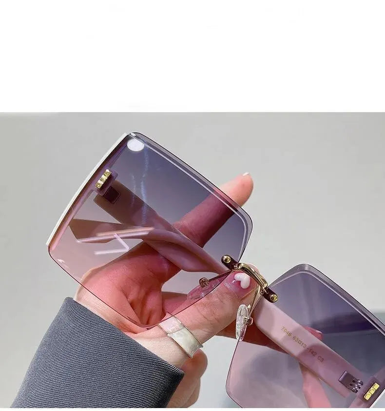 Fashion Frameless Women's Sunglasses