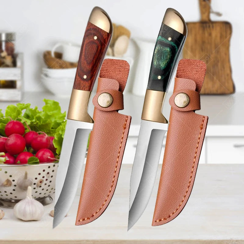 Stainless Steel Kitchen Knife with Cover