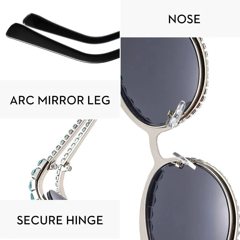 Luxury Fashion Rhinestone Shades