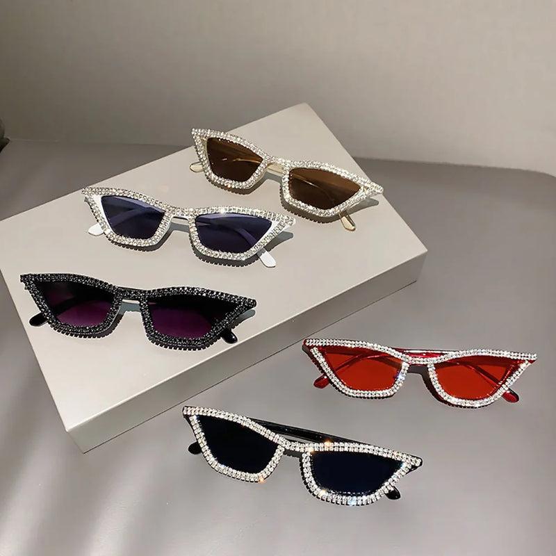 Cateye Rhinestone Sunglasses