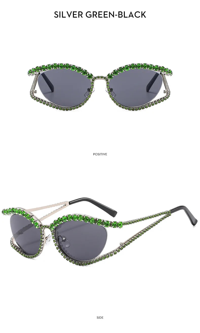 Luxury Fashion Rhinestone Shades