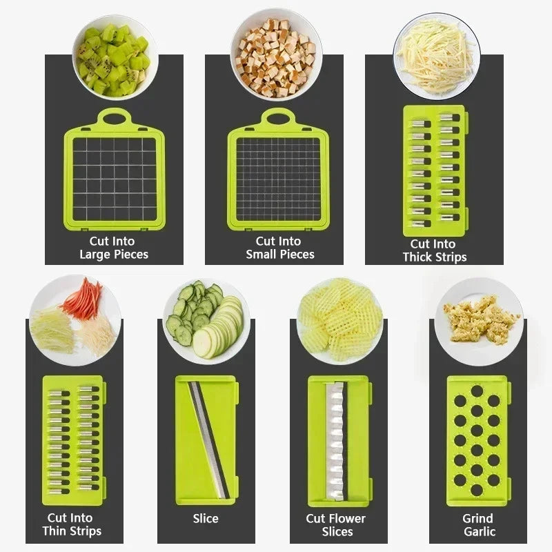 New 16 in 1 Multifunctional Vegetable Chopper