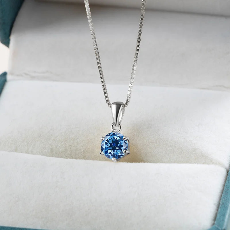 Certified Moissanite Pendant Necklace