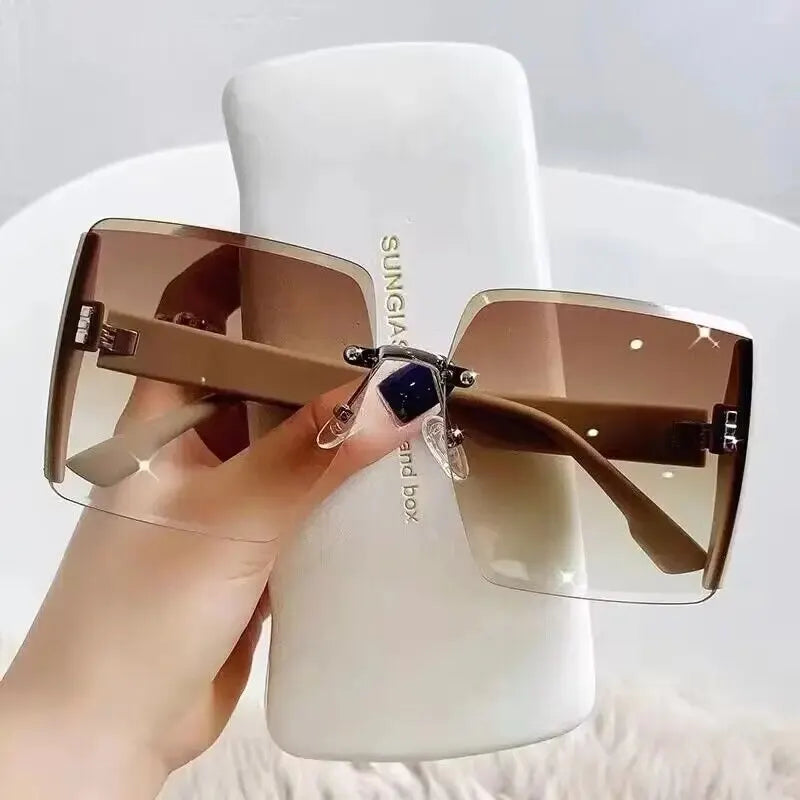 Fashion Frameless Women's Sunglasses