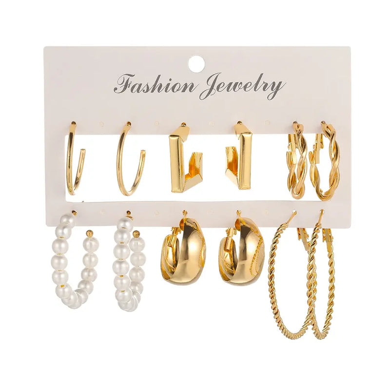 12 pair Earring Piece Sets