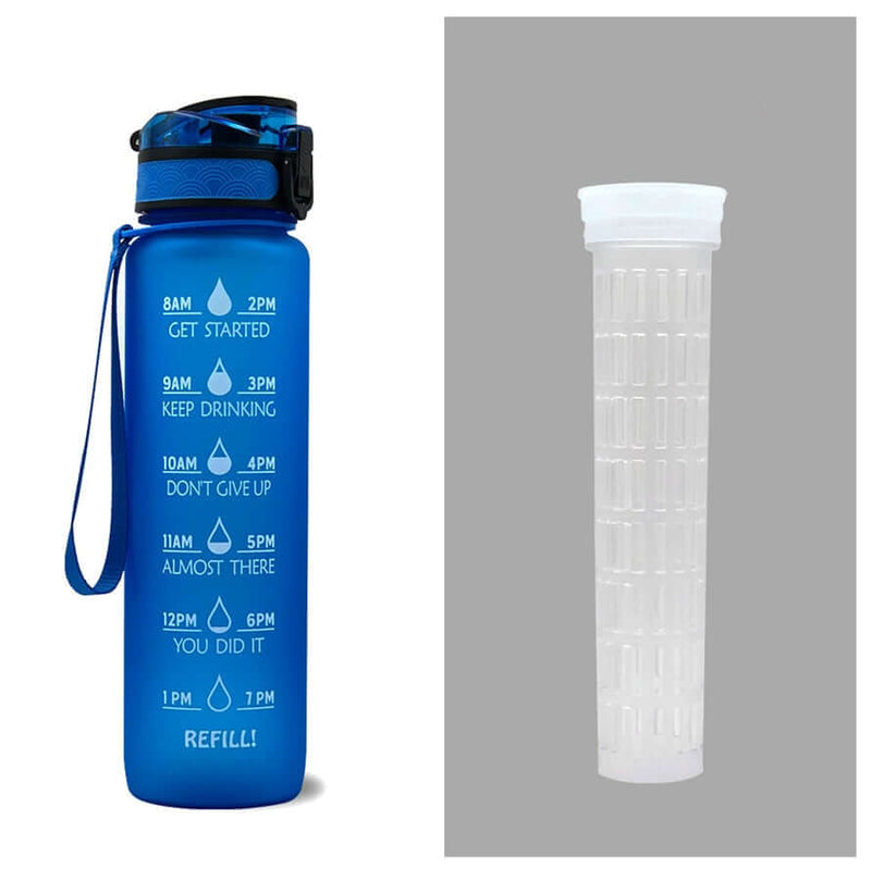 1L Motivational Sports fitness water Bottle