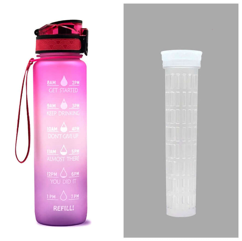 1L Motivational Sports fitness water Bottle