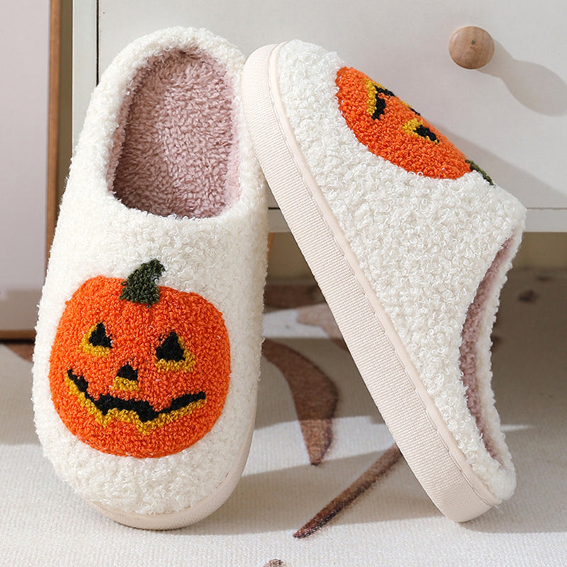 Halloween Pumpkin Cartoon Slippers (Men and Women)