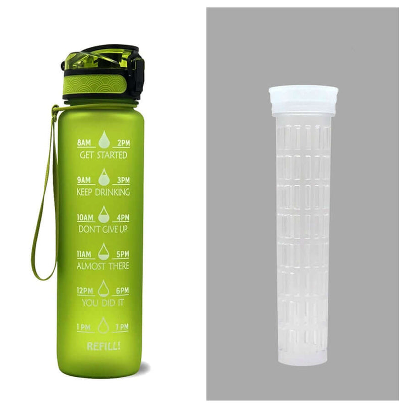 1L Motivational Sports fitness water Bottle