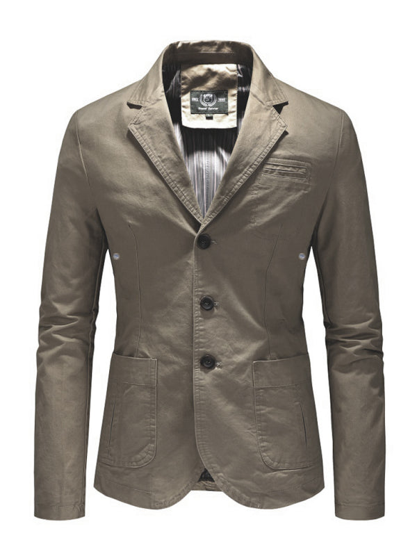 Men's Business Casual Slim Fit Collar Blazer